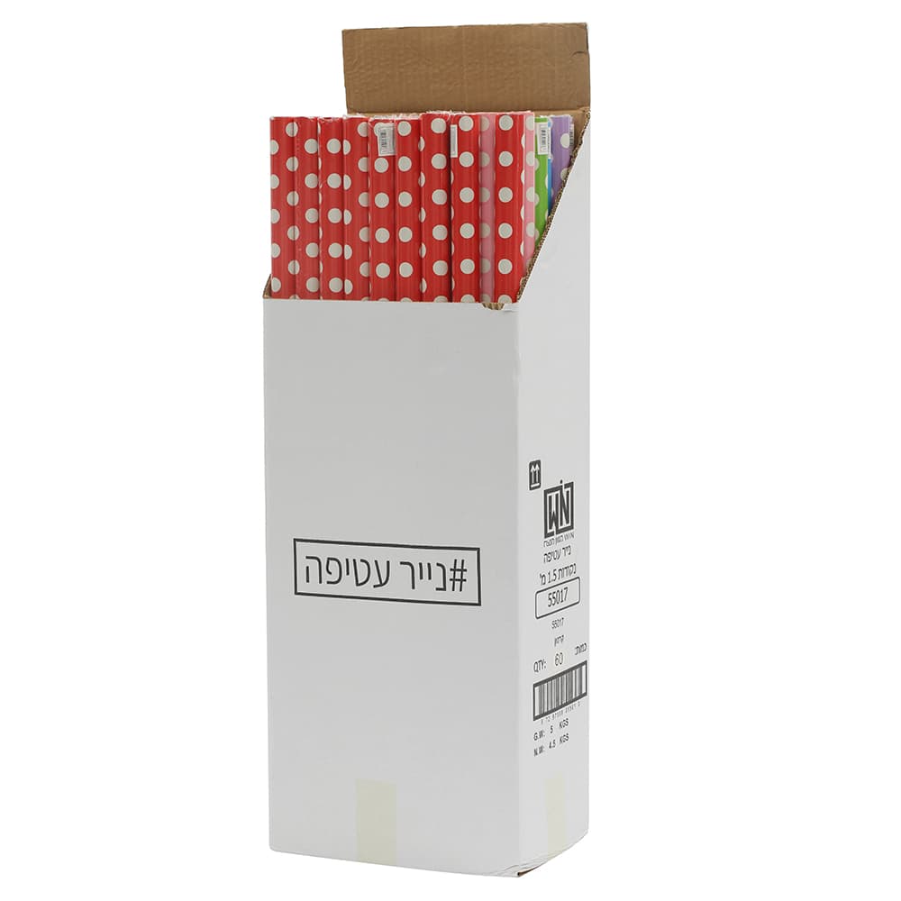 נייר עטיפה 1.5 מ' – נקודות