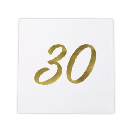 מפיות נייר קוקטייל 16 יח – גיל 30